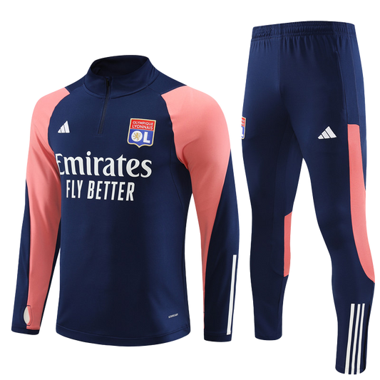 Olympique Lyon Tracksuit Blue