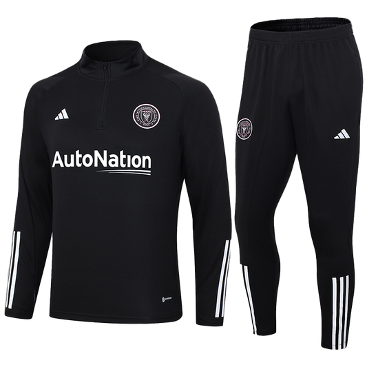 Inter Miami 1/4 Zip Tracksuit Black