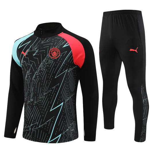Manchester City Tracksuit Black