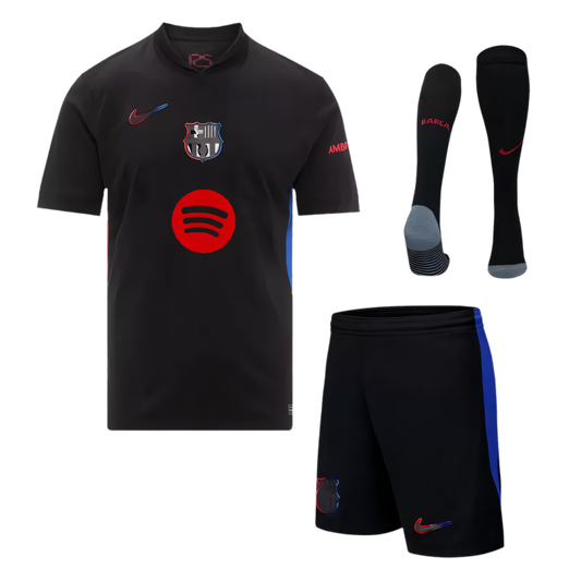 Barcelona Away Kids Full Kit 2024/25