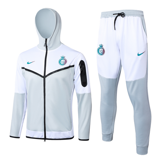 Al Nassr Tracksuit Grey Hoodie