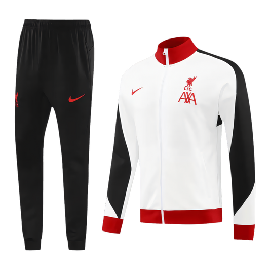 Liverpool Tracksuit White/Red/Black