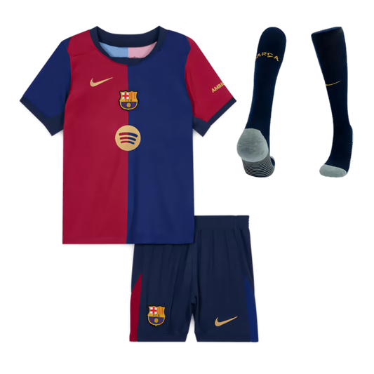Barcelona Home Kids Full Kit 2024/25