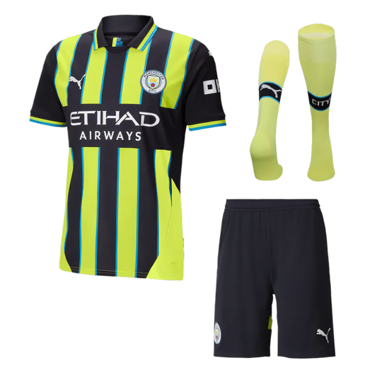 Manchester City Away Kids Full Kit 2024/25